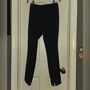Cabi blue slim pants with front slit